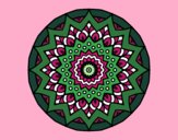 Dibujo Mandala creciente pintado por milixime