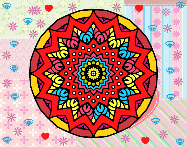 Dibujo Mandala creciente pintado por alis59