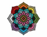 Dibujo Mandala flor de la concentración pintado por brendibu
