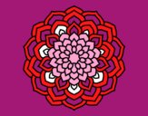 Dibujo Mandala pétalos de flor pintado por MiaChingol