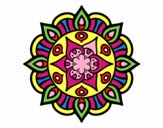 Dibujo Mandala vida vegetal pintado por irenevazqu