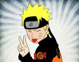 Dibujo Naruto sacando lengua pintado por teox