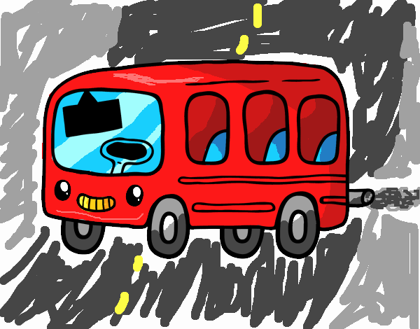Un autobús escolar