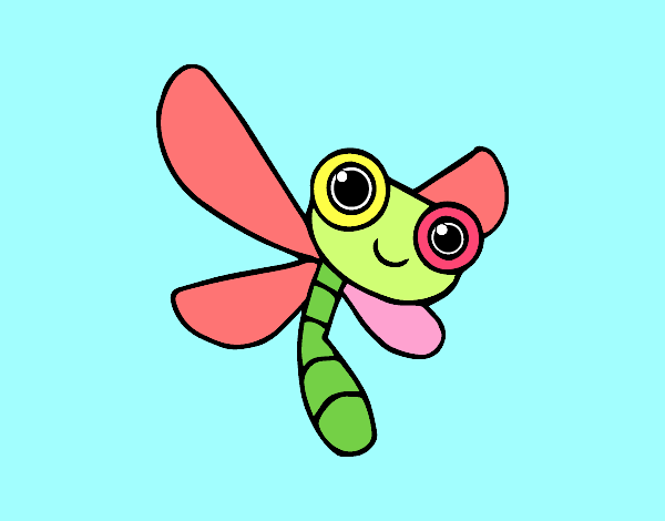 Una libélula