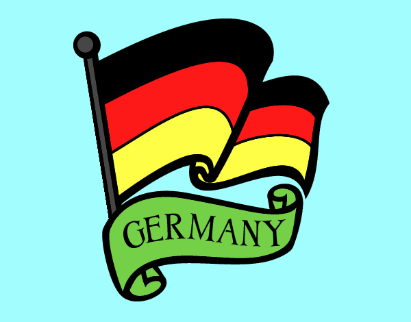 Dibujo Bandera de Alemania pintado por Stefanie02