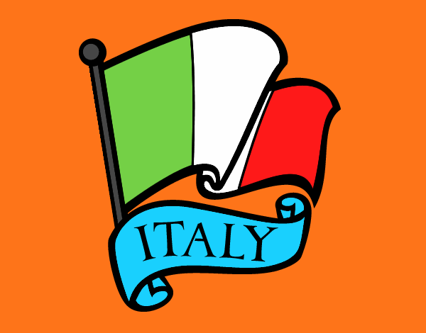 Dibujo Bandera de Italia pintado por Stefanie02