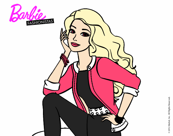 Dibujo Barbie súper guapa pintado por Lucchii