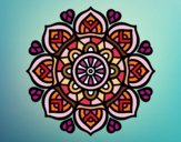 Dibujo Mandala para la concentración mental pintado por kapra