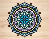 Dibujo Mandala para meditar pintado por kapra