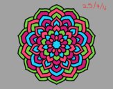 Dibujo Mandala pétalos de flor pintado por josehanny 