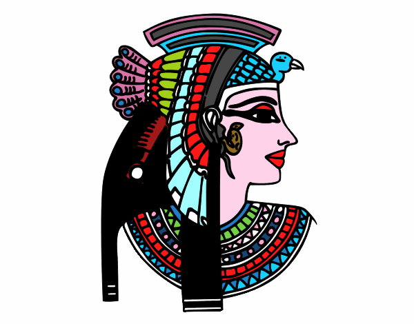 Dibujo Perfil de Cleopatra pintado por nathan2014