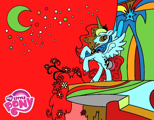 Dibujo Princesa Luna de My Little Pony pintado por stocn