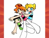 Dibujo 3 chicas pintado por Cherise