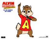 Dibujo Alvin la Ardilla pintado por GREME