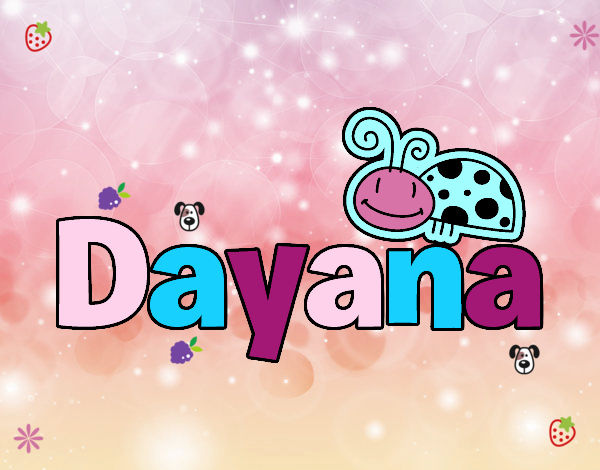 Dibujo Dayana pintado por p2pinky