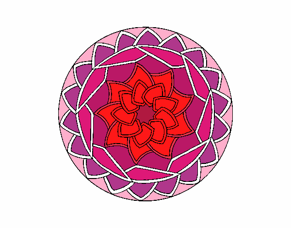 Dibujo Mandala 1 pintado por zatchbell