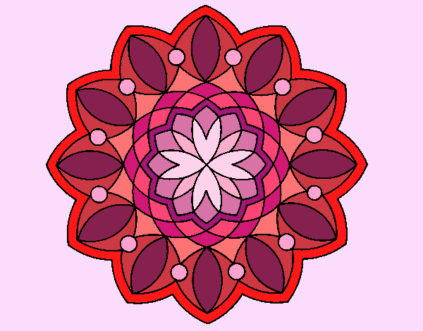 Dibujo Mandala 3 pintado por karolyne