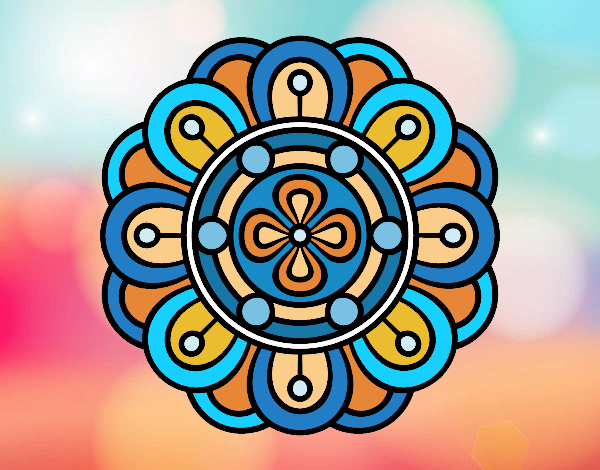 Dibujo Mandala flor creativa pintado por yoanna3012