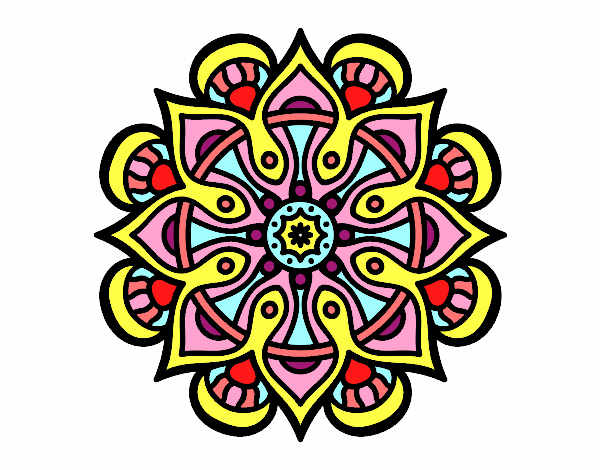 Dibujo Mandala mundo árabe pintado por Franco06