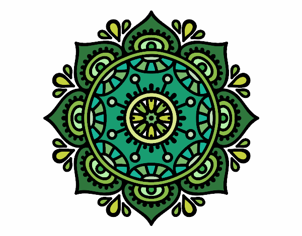 Dibujo Mandala para relajarse pintado por storm75