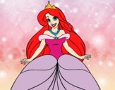Dibujo Princesa Ariel pintado por dionilka