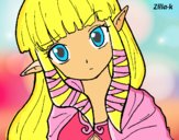 Dibujo Princesa Zelda pintado por Cherise