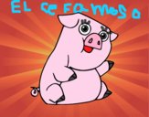 Dibujo Un cerdo  pintado por dionilka