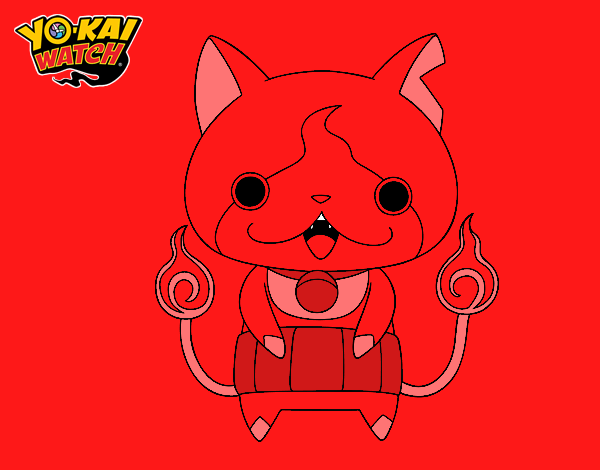 Dibujo De Jibanyan Pintado Por En Dibujos Net El D A A Las