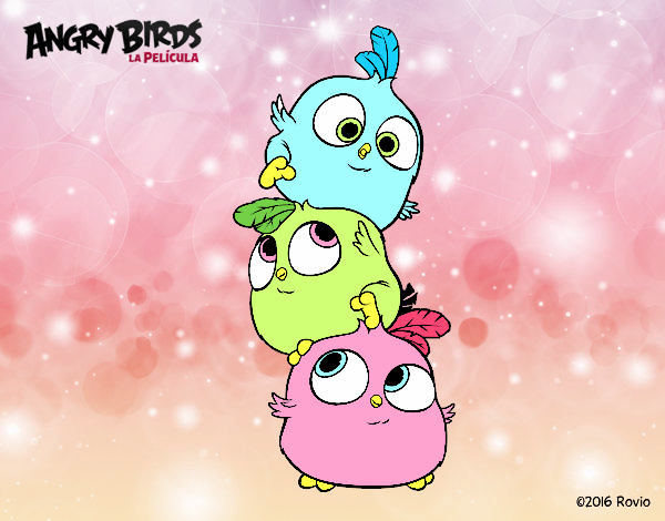 Dibujo Las crias de Angry Birds pintado por Cherise