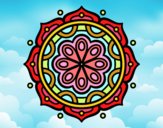 Dibujo Mandala para meditar pintado por nikolje