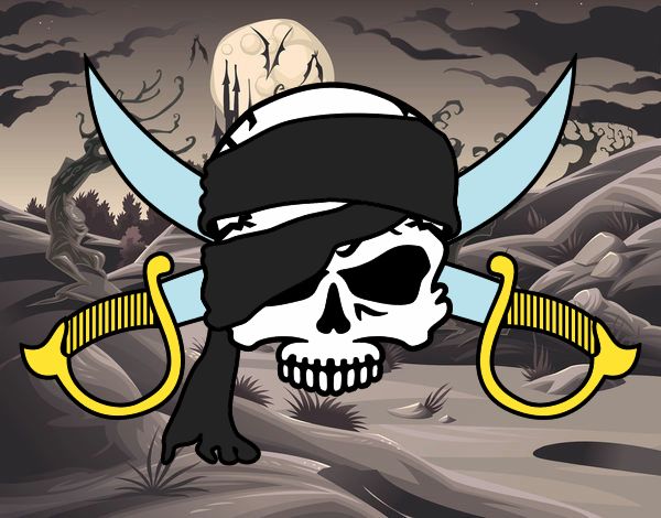 Símbolo pirata♠