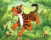 Dibujo Un tigre de bengala pintado por Marive