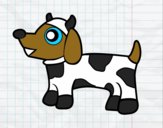 Dibujo Perro-vaca pintado por dargumball