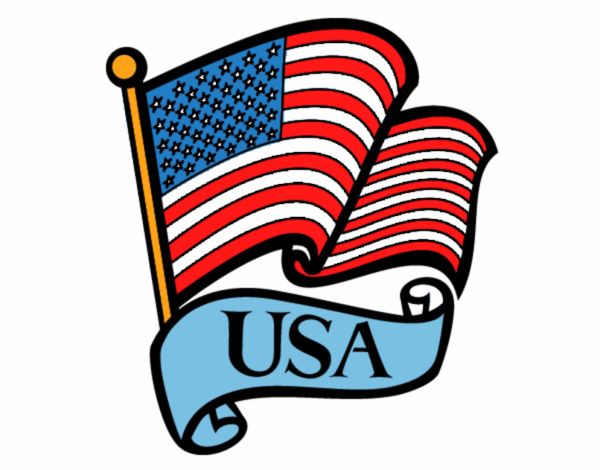 Dibujo Bandera de los Estados Unidos pintado por kurko40