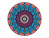 Dibujo Mandala creciente pintado por kurko40