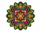 Dibujo Mandala decorativa pintado por socko