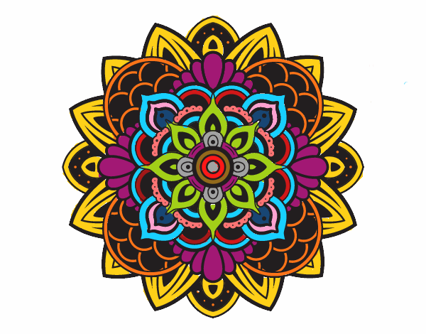 Dibujo Mandala decorativa pintado por JC2016