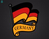 Dibujo Bandera de Alemania pintado por magp13