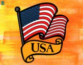 Dibujo Bandera de los Estados Unidos pintado por magp13