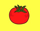 Dibujo Tomate ecológico pintado por magp13