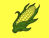 Dibujo Una mazorca de maíz pintado por magp13