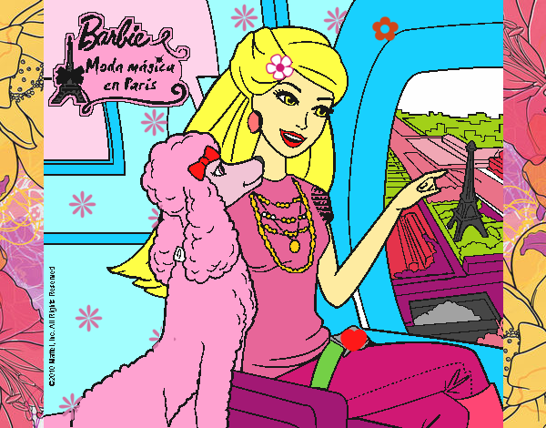 barbie llega a paris