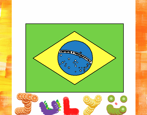 Dibujo Brasil pintado por 2343526262