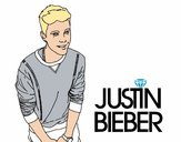 Dibujo Justin Bieber pintado por CamilaXQYo