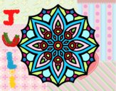 Dibujo Mandala simetría sencilla pintado por 2343526262