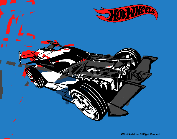 Dibujo De Hot Wheels Pintado Por En Dibujos Net El D A A Las