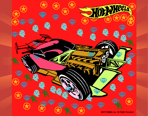 Dibujo de Hot Wheels 9 pintado por en Dibujos net el día 16 09 16 a las