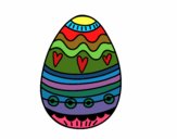 Dibujo Huevo de Pascua para decorar pintado por Lucy12343