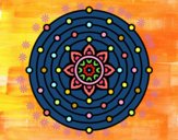 Dibujo Mandala sistema solar pintado por 2343526262