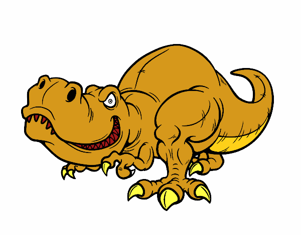 Dibujo Tyrannosaurus Rex pintado por rodrigo_as